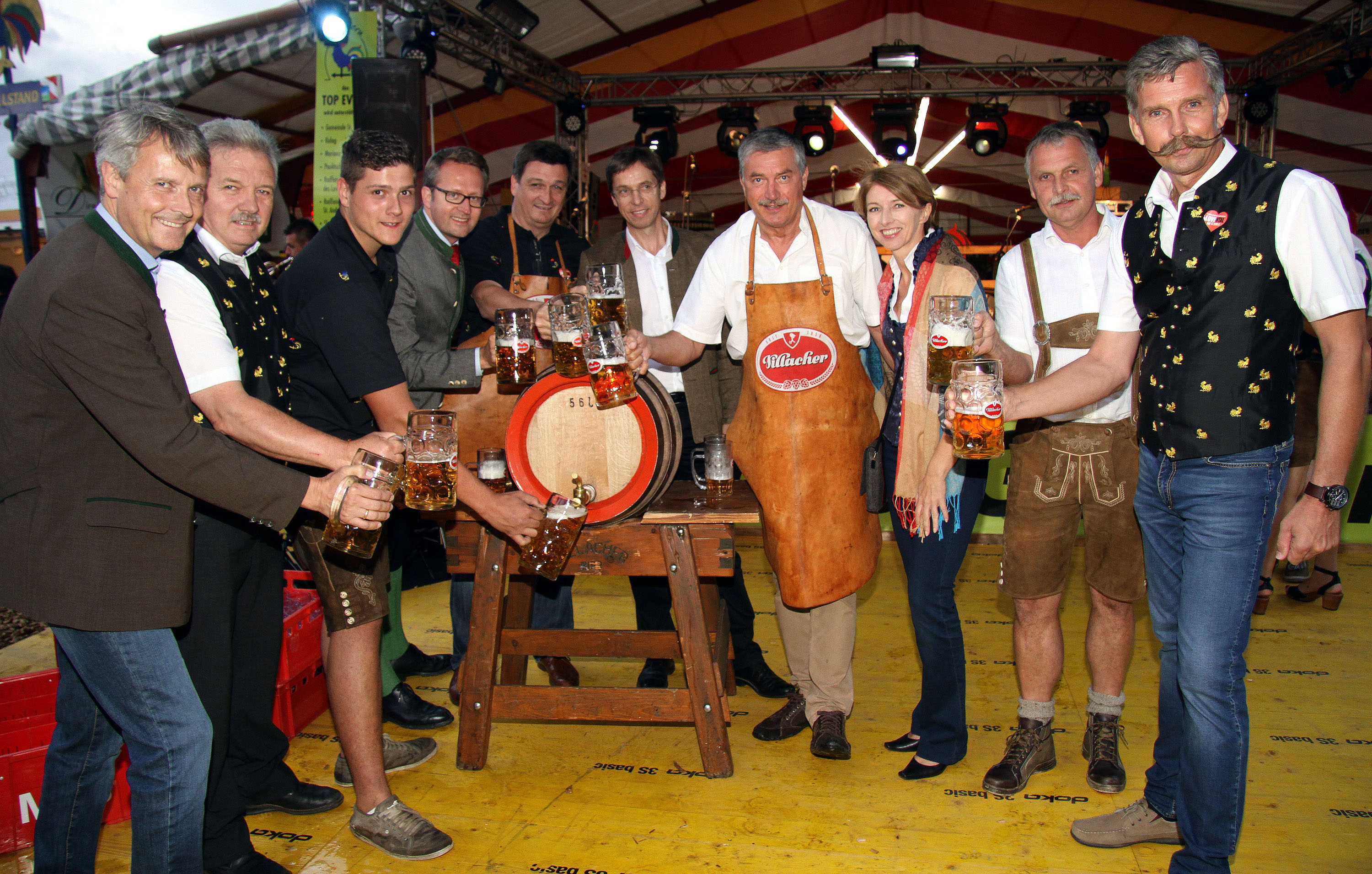 Gackern Bieranstich